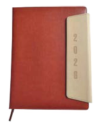 Caramel Diary with Flap (Regular 6" x 8.5")